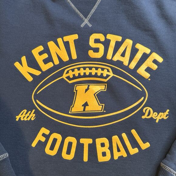 Champion Kent State Football Sweatshirt Size M Authentic Apparel Future Friendly - Picture 3 of 11